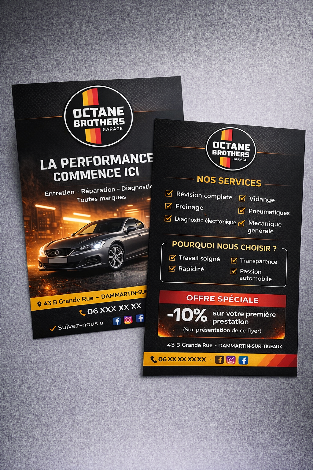 Flyer + Carte de visite